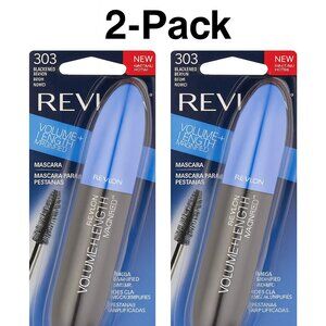 Revlon Volume, Length Magnified Mascara, 303 Blackened Brown (PACK OF 2)